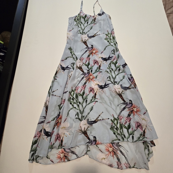 AllSaints Essey Senja Dress Viscose Shift V-neck  Sleeveless Size 2 - Picture 2 of 13